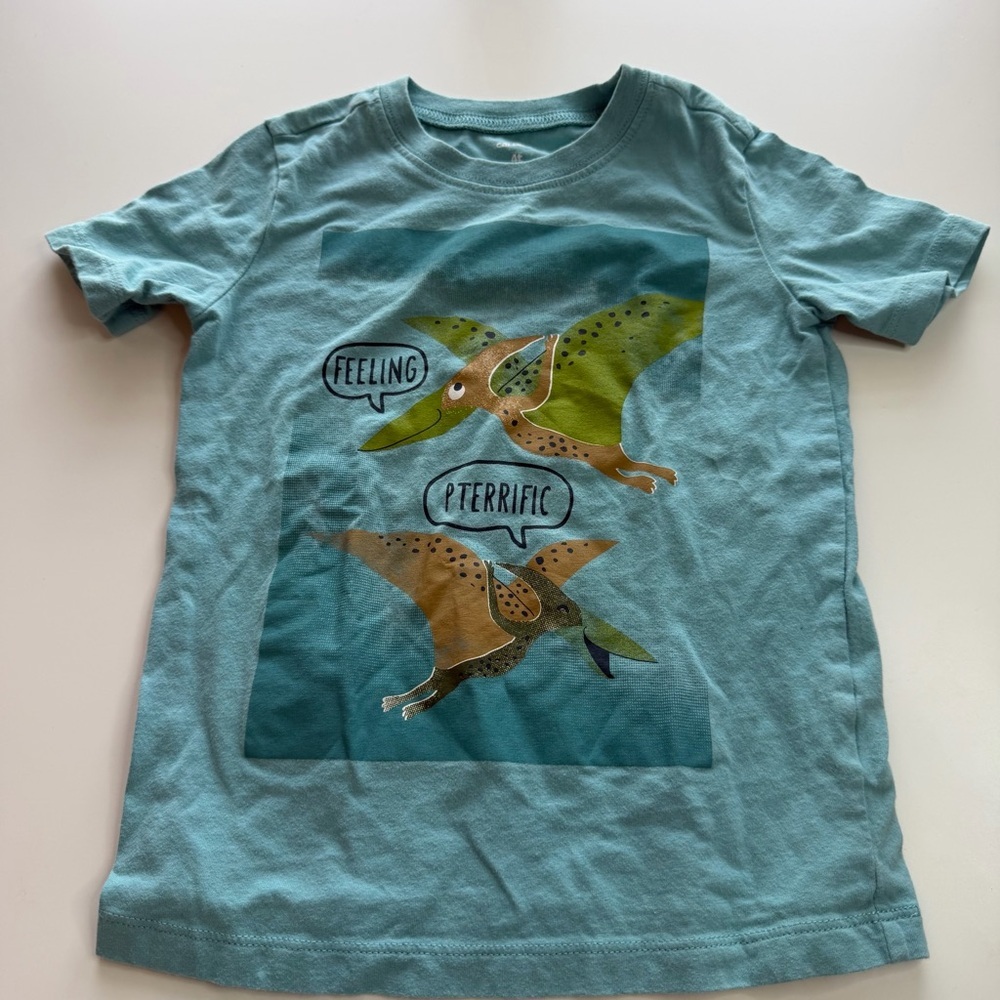 Carter's Dino Adventure Tee - Teal and Green